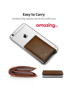 THE PACK Card Holder  Wallet Men Carbon Fiber Leather Slim Thin Smart Wallet Minimalist Wallet Gift  - Image 5