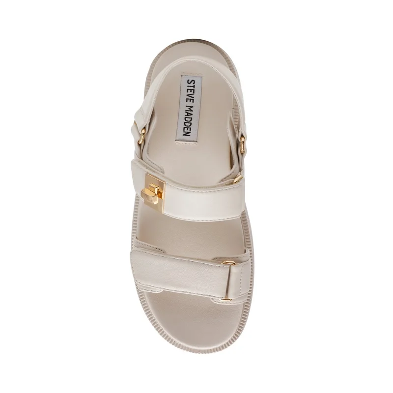 STEVE MADDEN  SUPERMONA Velcro Closure Platform Sandals for Women | Best Price UAE