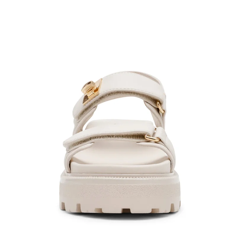 STEVE MADDEN  SUPERMONA Velcro Closure Platform Sandals for Women | Best Price UAE
