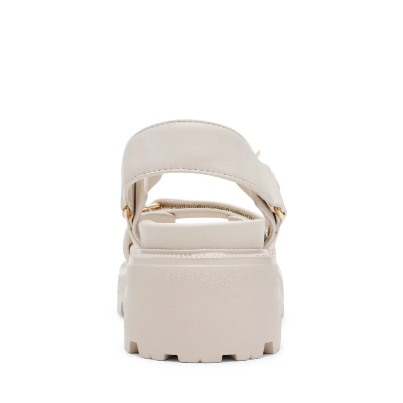 STEVE MADDEN  SUPERMONA Velcro Closure Platform Sandals for Women | Best Price UAE