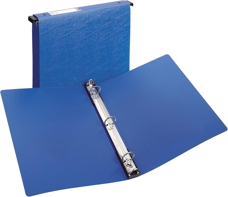 Avery Hanging Storage 3 Ring Binder with 1 Inch Round Rings - Blue - Image 1