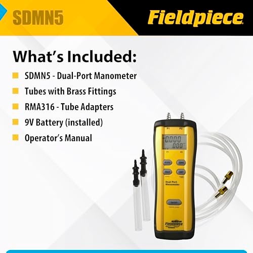 Fieldpiece Dual-Port Manometer - SDMN5 - Image 5