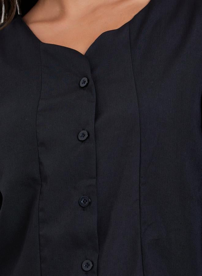 Styli Women Black Long Sleeve Blouse - Image 4