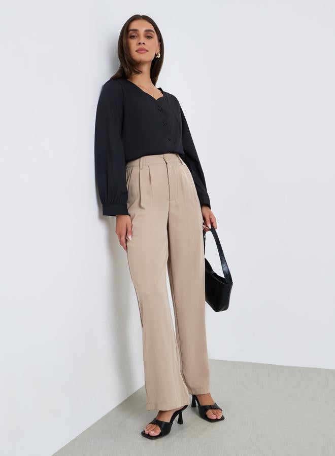 Styli Women Black Long Sleeve Blouse - Image 2