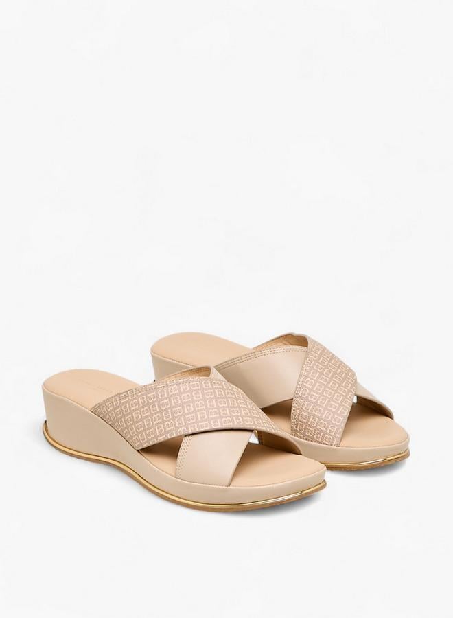 Flora Bella By Shoexpress Women Printed Wedge Sandals - Image 3