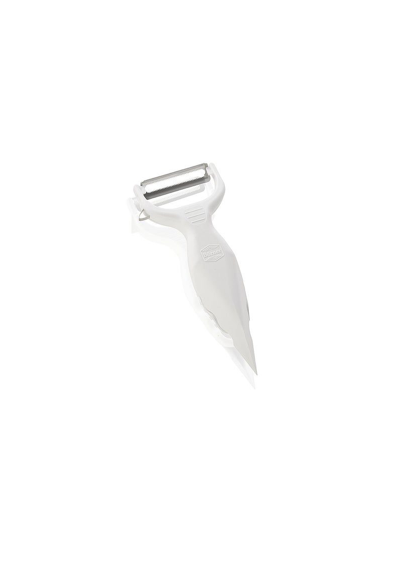 Swissmar Borner V-2007 Veg'Art Prep Tool with Detachable Grater, White - Image 2