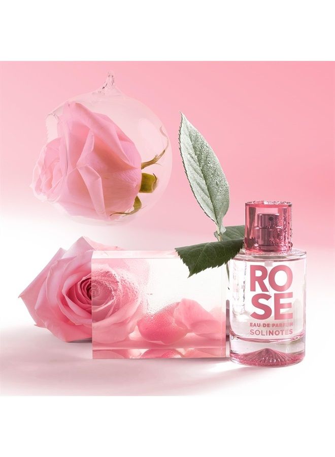 SOLINOTES Rose Perfume for Women - Eau De Parfum | Delicate Floral and Soothing Scent - Made in France - Vegan - 1.7 fl.oz