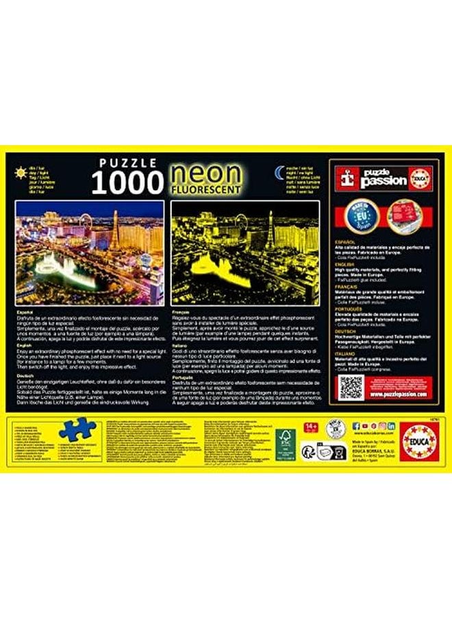 EDUCA - Neon Las Vegas Puzzle 1000 Piece 16761 - Image 1