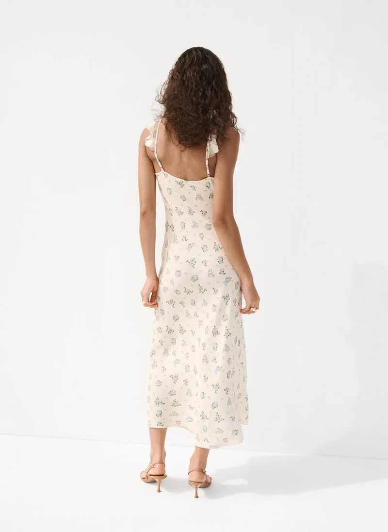 MANGO Floral print dress