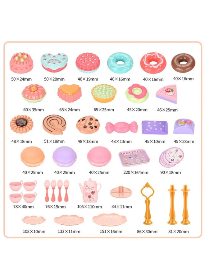 YelaJoy Girl Game Toy Set, Pretend to Play, Pretend to Play for Boys and Girls, Pretend to Play for Toddlers, Kitchen Toys for Boys and Girls, Children's Toys in Portable Suitcases - Image 2