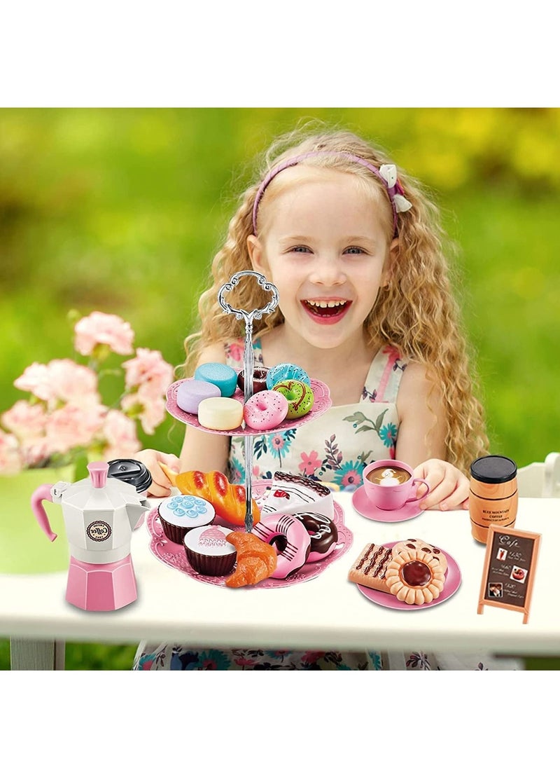 YelaJoy - مجموعة ألعاب البنات، تظاهر باللعب، تظاهر باللعب للأولاد والبنات، تظاهر باللعب للأطفال الصغار، ألعاب المطبخ للأولاد والبنات، ألعاب الأطفال في حقائب محمولة - Image 1