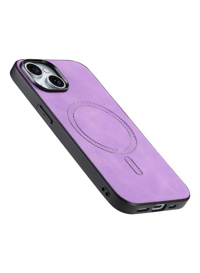 S-TOP Case For iPhone 11 Solid Color Retro Magsafe PU Back Cover Phone Case - Image 2