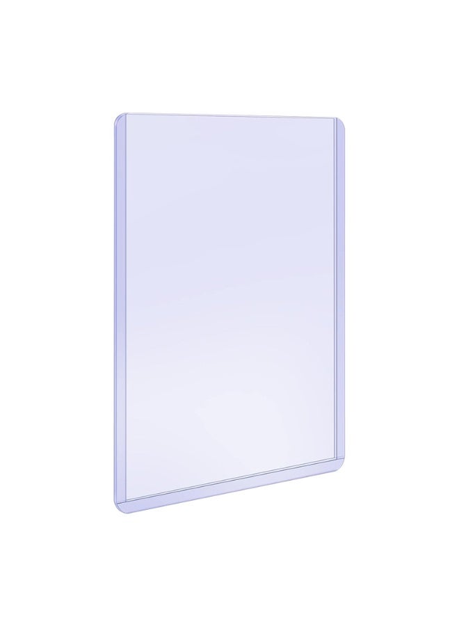 25 قطعة من أكمام البطاقات (3 بوصة × 4 بوصة) واقيات البطاقات البلاستيكية الصلبة القياسية ذات اللوادر العلوية - Image 2