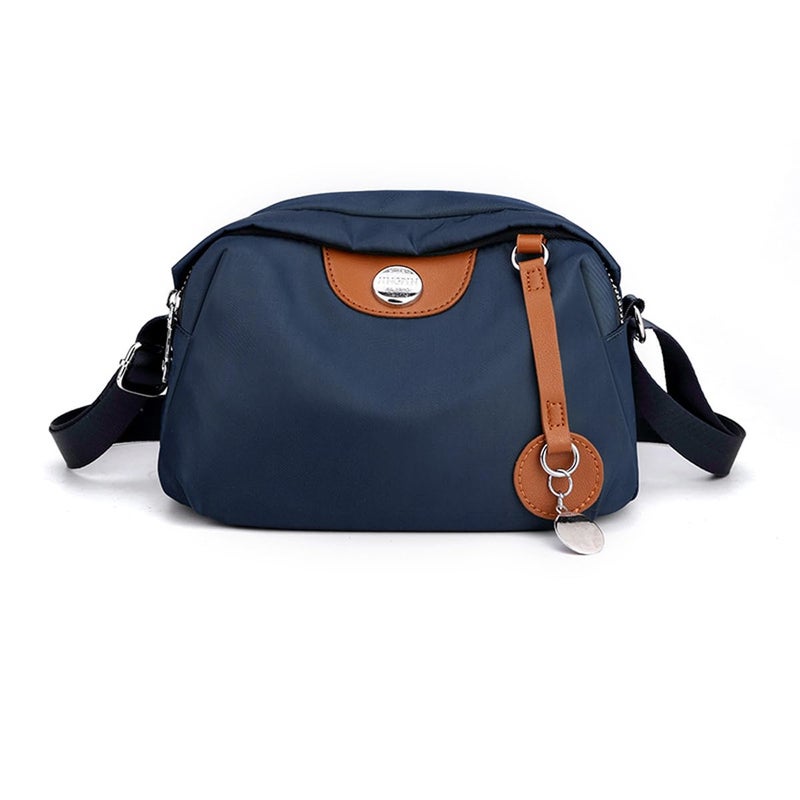 Hiflyer Trendy Crossbody Bags for Women - Nylon Cross Body Purses, Small Shoulder Bag (Dark Blue) - Image 1