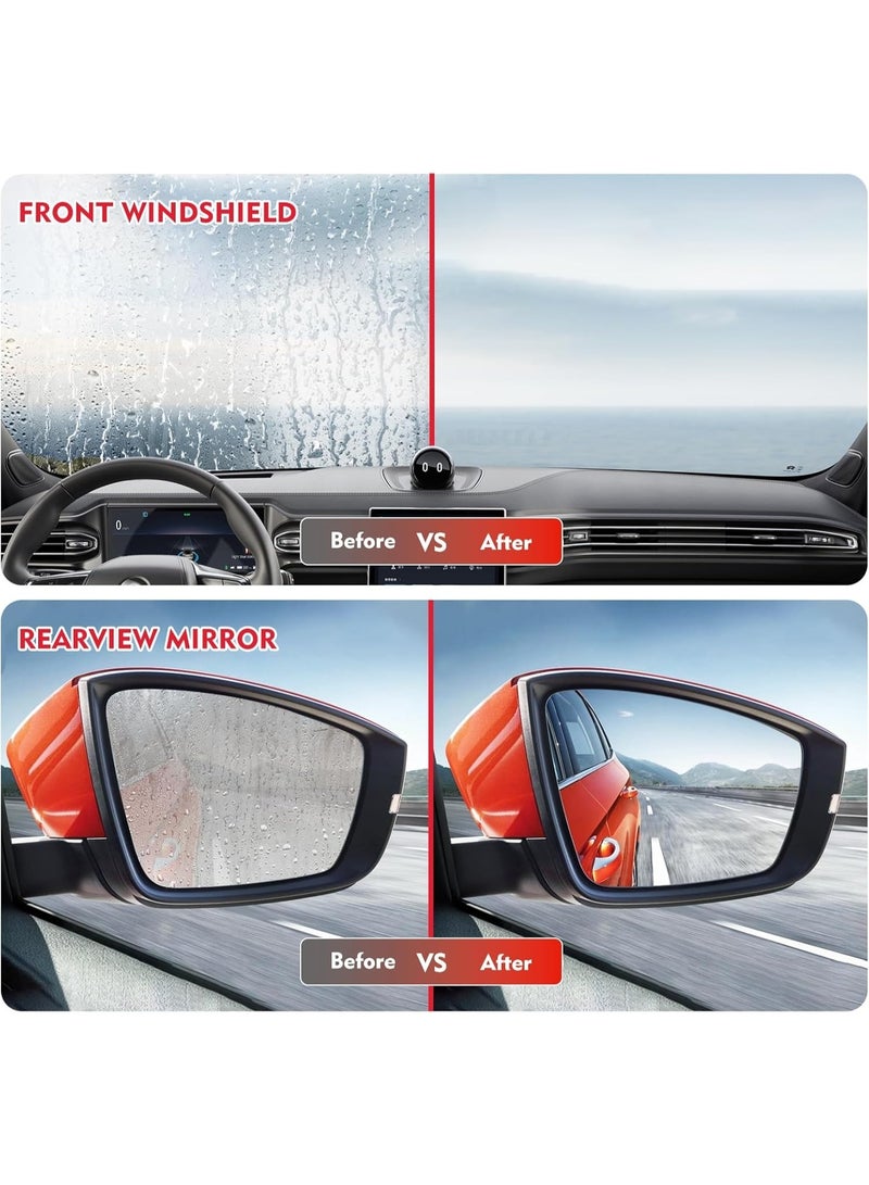 Professional Automotive Oil Film & Glass Cleaning Brush with Reusable Foam Sprayer – Anti-Fog Car Glass Board for Windows and Windshields, Multi-Purpose Car Cleaner - Image 4