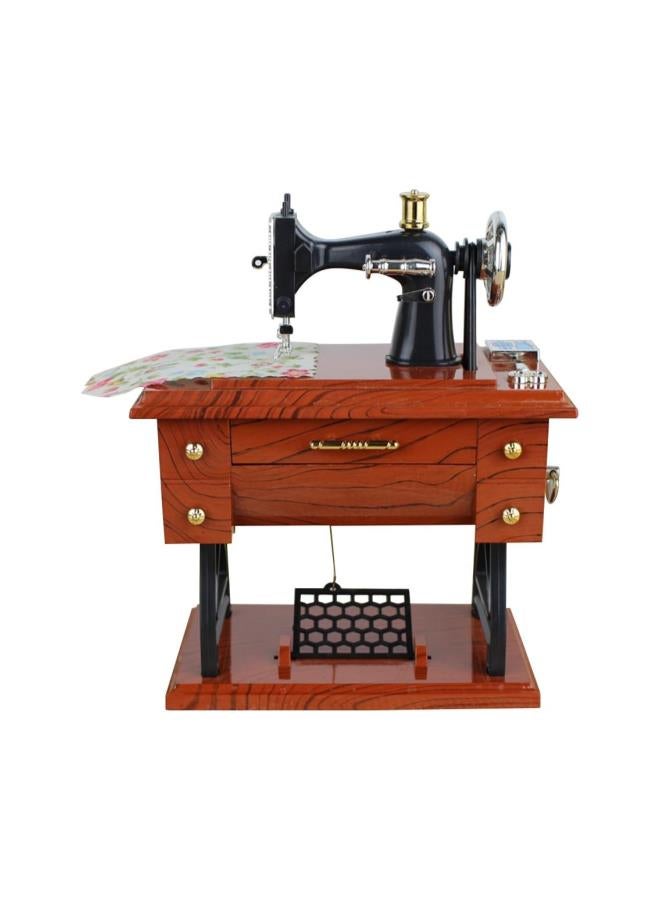 Sewing Machine Music Box Vintage Sewing Music Box Music Sartorius Model Gift for Child Kid Girl - Image 1