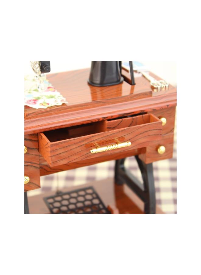Sewing Machine Music Box Vintage Sewing Music Box Music Sartorius Model Gift for Child Kid Girl - Image 5