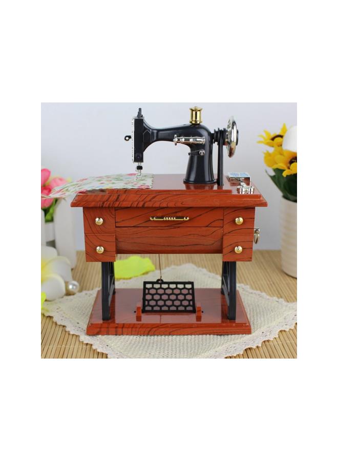 Sewing Machine Music Box Vintage Sewing Music Box Music Sartorius Model Gift for Child Kid Girl - Image 2