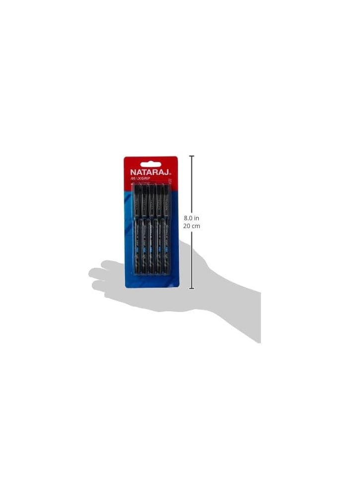 Nataraj Maxgrip Fine Ball Point Pens - 5 Pack - Image 4