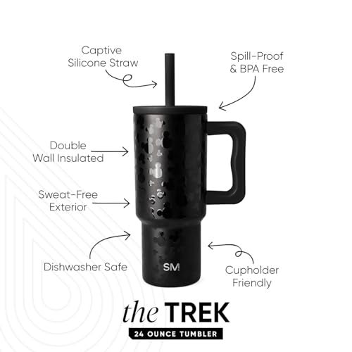Simple Modern Disney Kids 24 oz Tumbler with Handle and Silicone Straw Lid | Spill Proof and Leak Resistant | Reusable Stainless Steel Bottle | Gift Kids Boys Girls | Trek Collection | Iconic Mickey - Image 2