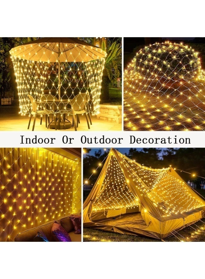 2*3 Net lights (180 LEDs) - Decorative Lighting for Ramadan, Eid, Christmas & Special Events - Image 3