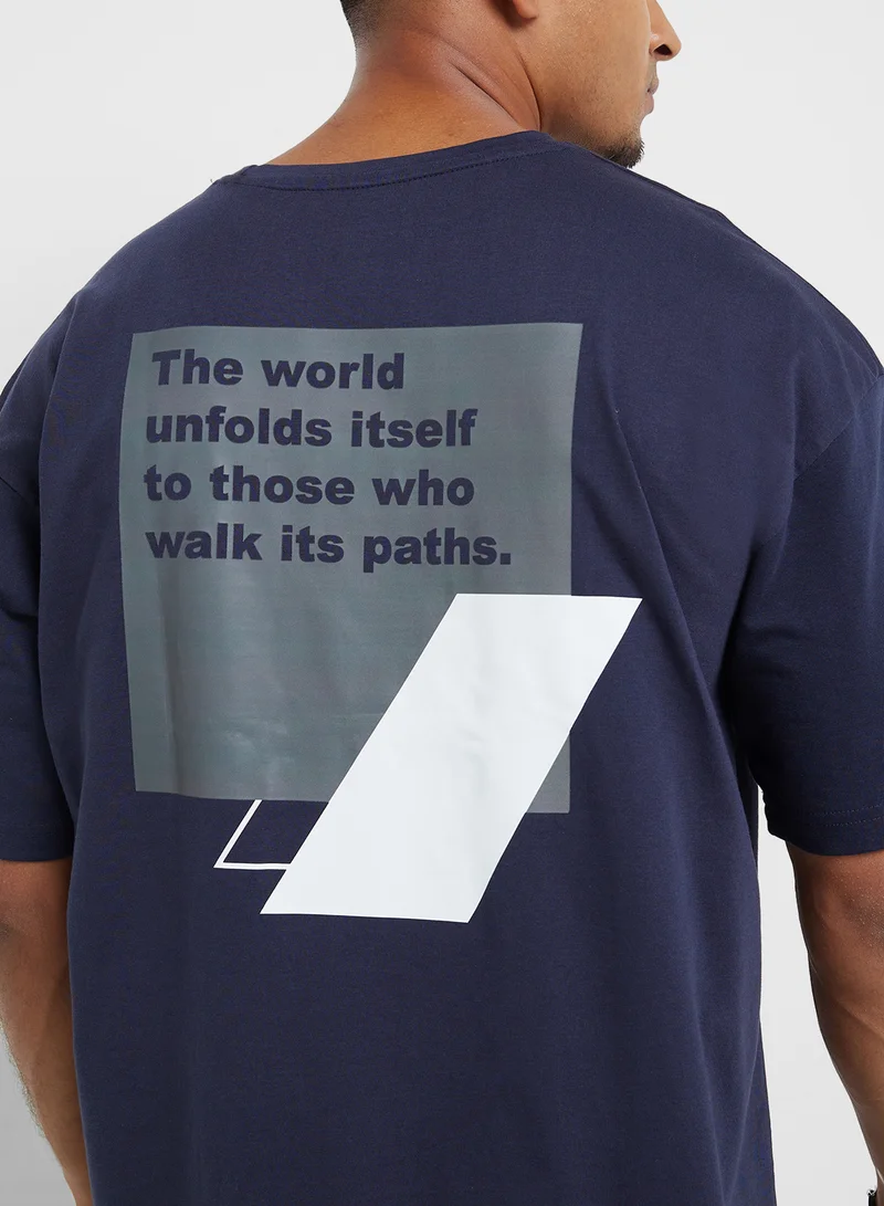 Seventy Five Oversized Graphic T-Shirt
