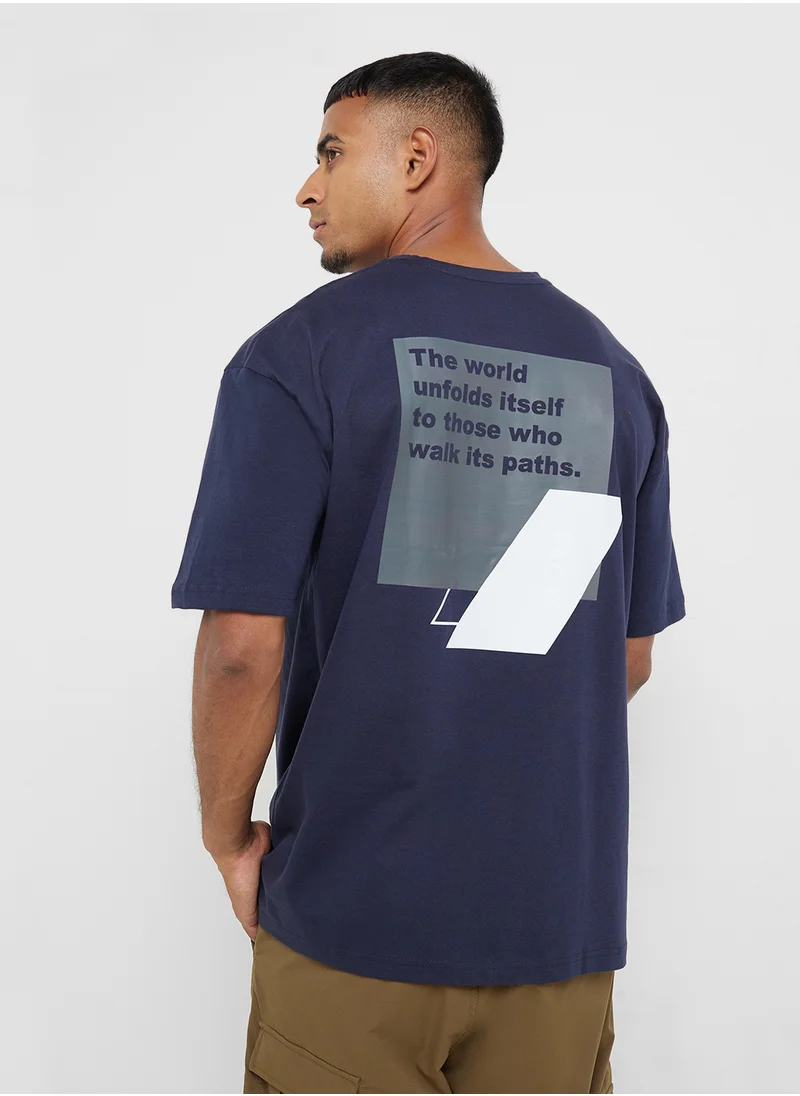 Seventy Five Oversized Graphic T-Shirt