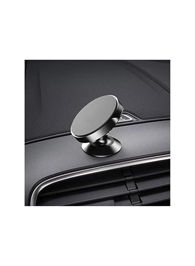 Green Tiger Magnetic Car Phone Holder for Dashboard – 360° Adjustable Mount with 4 N52 Magnets, 3M Adhesive & 2 Metal Plates, Compatible with iPhone 15 Pro Max/Samsung S23 Ultra/Huawei P60 (Black) - Image 2