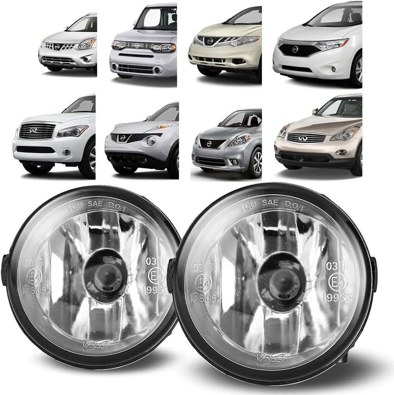 Winjet Fog Lights Assembly for Nissan and Infiniti Vehicles - Image 1