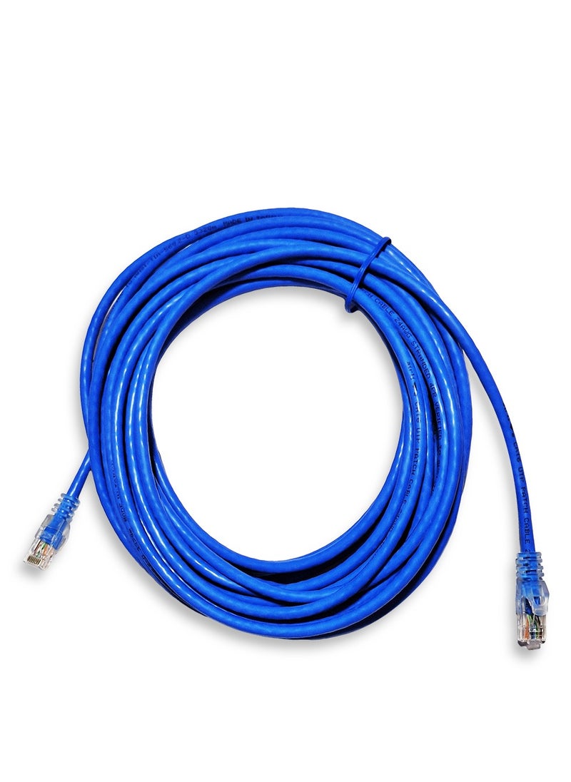 airlive Cat6 Networking Cable UTP (P500- 5M -Blue) , Data Transfer Rates of up to 1000 Mbps , PC and Macintosh Compatible , Hi-Flex Connectors for maximum cable flexibility , compliant with TIA/EIA 568C.2 , made in Taiwan  - Image 1