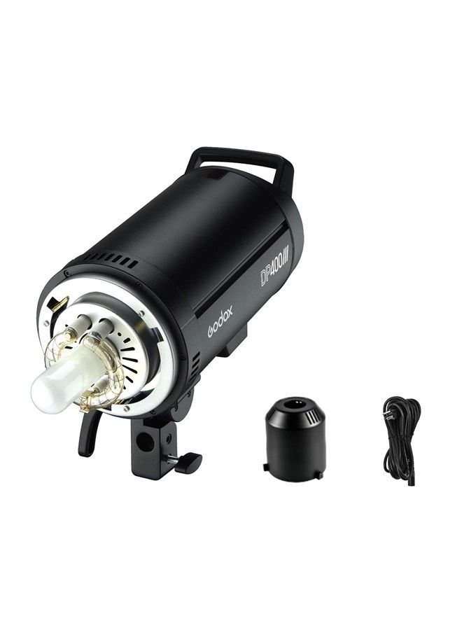 Godox DP400III Studio Flash Light 400Ws 2.4G Wireless X System Strobe Lighting with Bowens Mount 5600K Color Temperature Photography Flashes for Wedding Portrait Fashion Advertising Shooting