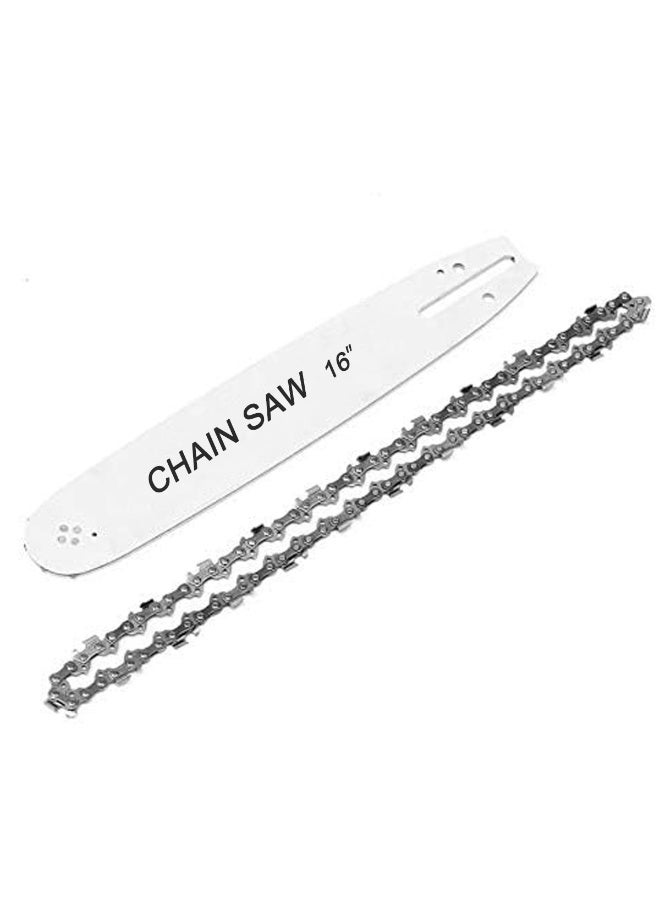 16" Chainsaw Attachment Bracket Adapter Set for Angle Grinder – Electric Chain Saw Conversion Kit with Chain, Guide Bar, Guard & Handle – Wood Cutting & Pruning Accessory - Image 3