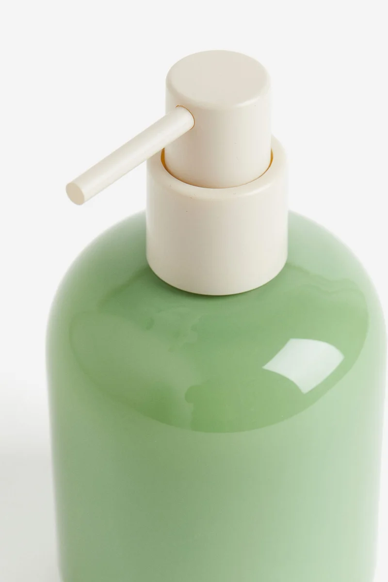 H&M Glass soap dispenser