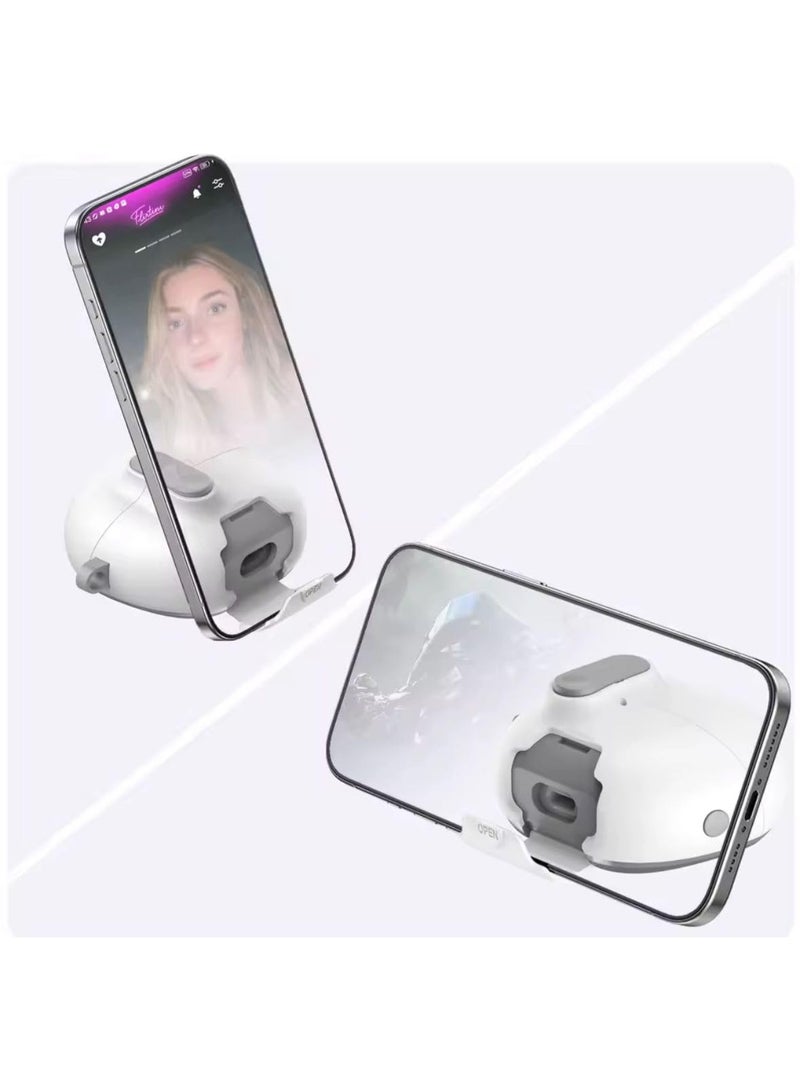 فكرة جراب سيليكون Fekra متوافق مع سماعات Huawei FreeBuds 6i / FreeBuds 5i، غطاء حماية من السيليكون بتصميم أزرار جهاز ألعاب 3D، جراب مقاوم للصدمات مع حلقة مفاتيح، لسماعات Huawei FreeBuds 6i / 5i (لون وردي). - Image 3