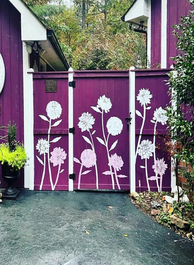 SUNVERSE Large Flower Stencils for Wall, 14” Flower Templates for Painting on Wood Furniture - Image 5