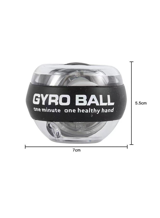 JZS Auto-Start Wrist Power Gyro Ball, Wrist Strengthener and Forearm Exerciser for Stronger Arm Fingers Wrist Bones with LED Lights - Image 2