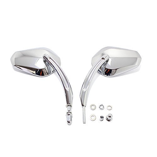 MISS MOLY Chrome Motorcycle Sportster Mirrors Rear View for Road King Street Electra Glide Road Glide Dyna Softail 1982-2018 2019 2020 2021 - Image 4