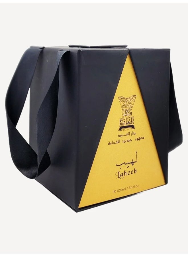 DAR AL OUDD - Laheeb 100ml Exquisite Oud & Bakour Fragrance with Leather and Arabic Flowers for Men - Image 1