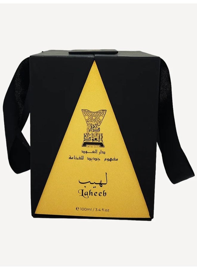 DAR AL OUDD - Laheeb 100ml Exquisite Oud & Bakour Fragrance with Leather and Arabic Flowers for Men - Image 1