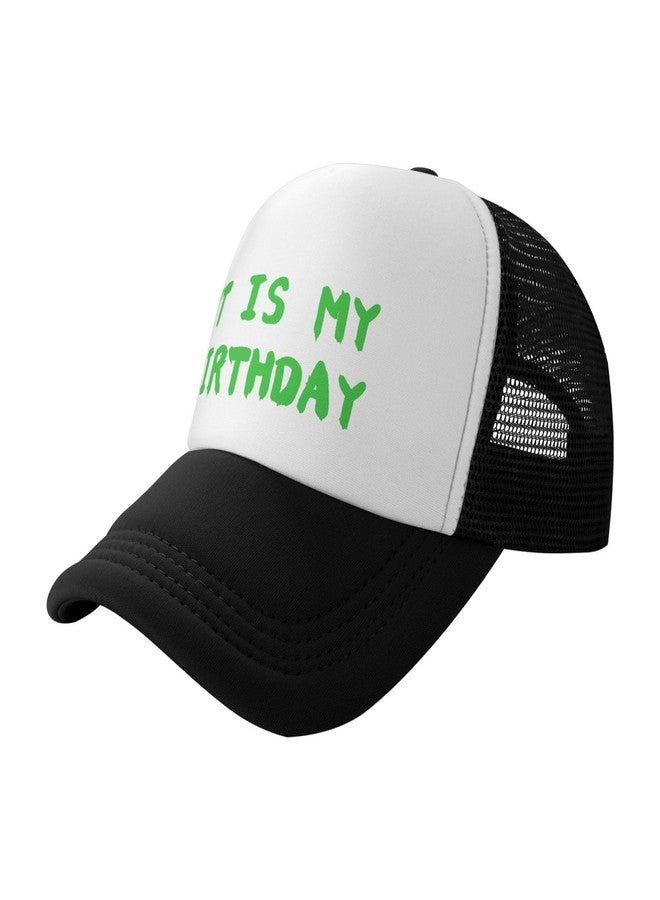 ZBDSKLEX Happy Birthday Trucker Hat for Men Women, Adjustable Mesh Baseball Cap for Birthday Party - Image 2