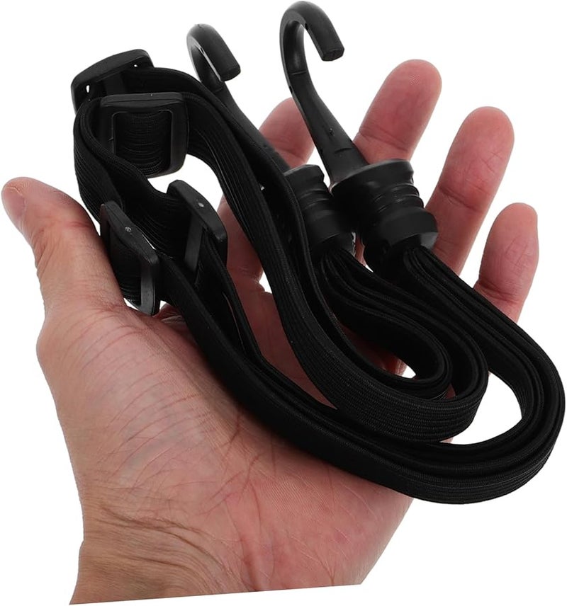 Motorcycle Cargo Net Bungee Straps With Hooks High Strength Elastic Luggage Holder - Image 4