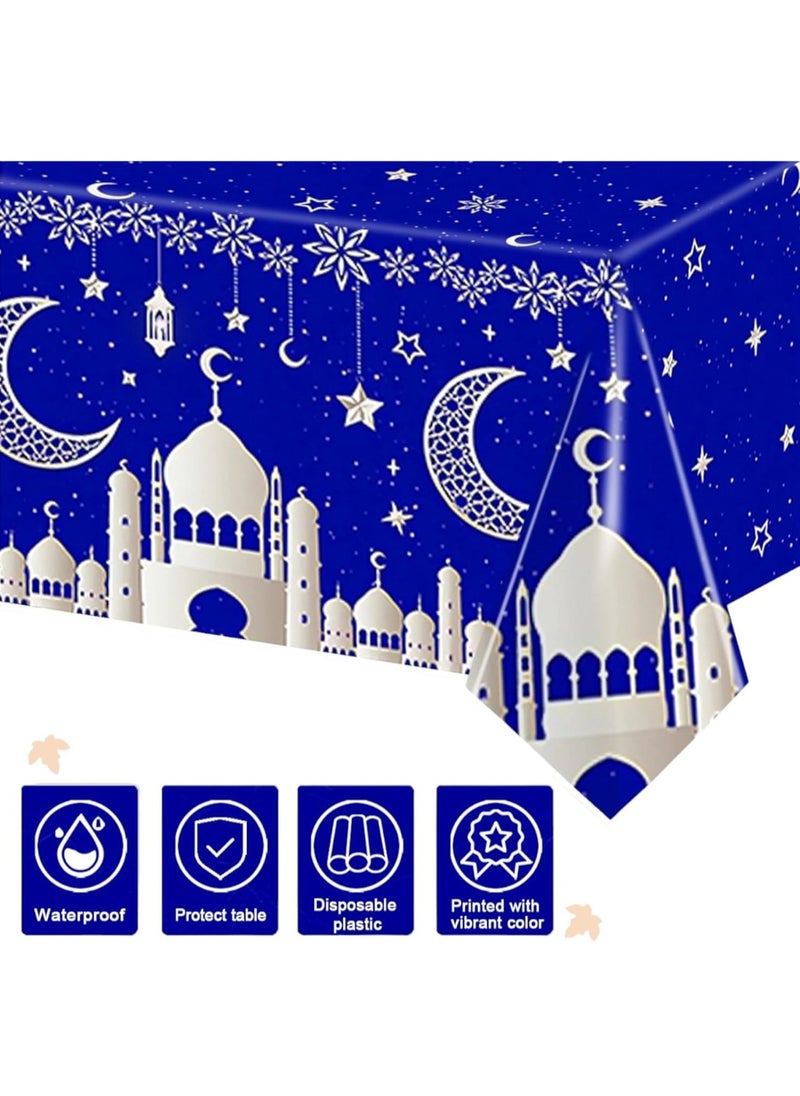 LOOPITYS 1 Pc Ramadan Table Cloth Disposable – Ramadan Disposable Table Sheet – Ramadan Table Cover Ramadan  Tale Decorations - Ramadan Table Cover 130 * 220 CM  - Image 4