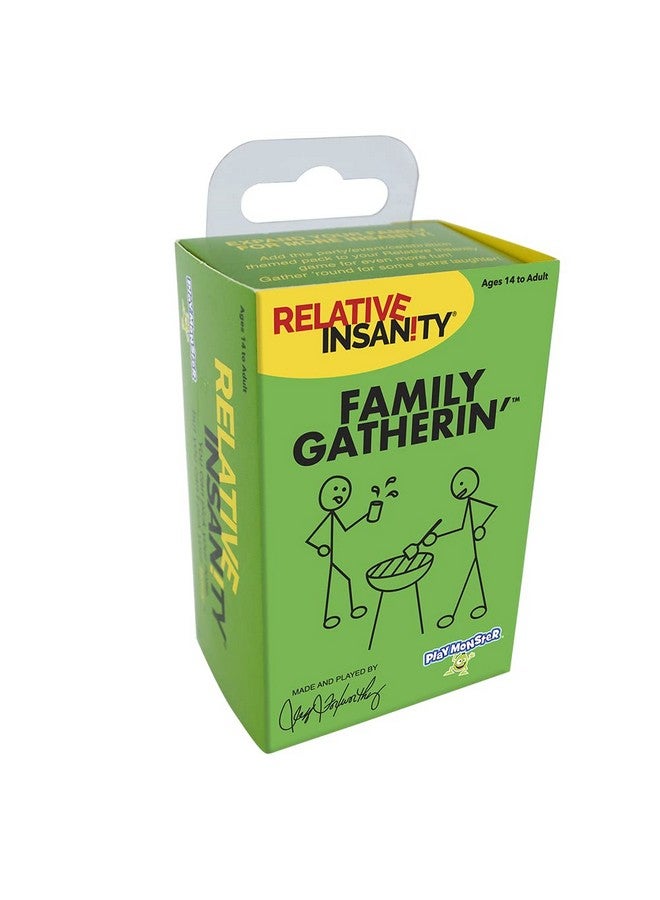 PlayMonster Relative Insanity - Family Gatherin' - Laugh-Out-Loud Party Game All About Family - Ages 14+ - Image 1