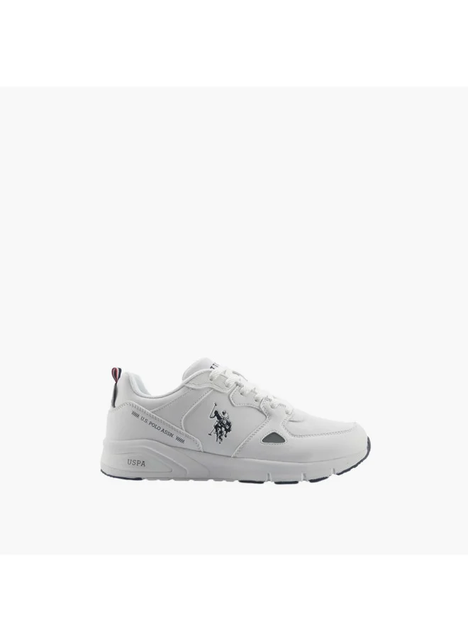 U.S. Polo Assn. Men's Logo Detail Lace-Up Sneakers
