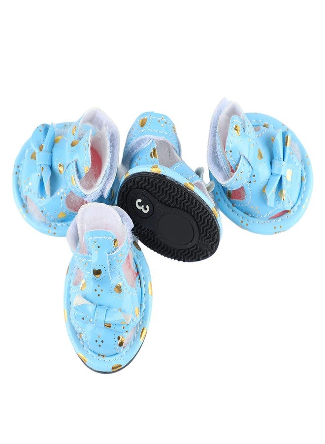 ناروت أحذية للكلاب الصغيرة، أحذية للكلاب الكبيرة، صنادل للحيوانات الأليفة، نعل مطاطي مانع للانزلاق وجيد التهوية مع خطاف وحزام، أحذية مطر للكلاب، أحذية شتوية للكلاب للاستخدام الخارجي - Image 5