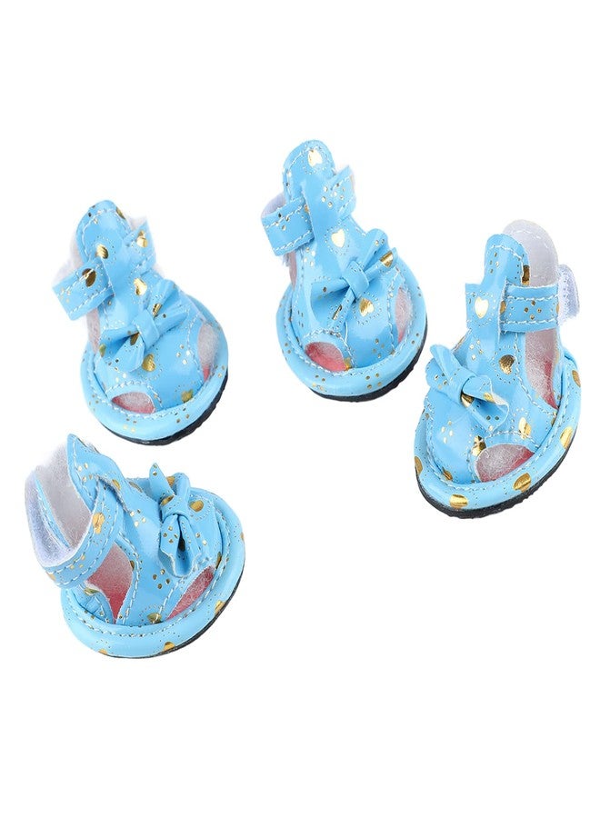 ناروت أحذية للكلاب الصغيرة، أحذية للكلاب الكبيرة، صنادل للحيوانات الأليفة، نعل مطاطي مانع للانزلاق وجيد التهوية مع خطاف وحزام، أحذية مطر للكلاب، أحذية شتوية للكلاب للاستخدام الخارجي - Image 4