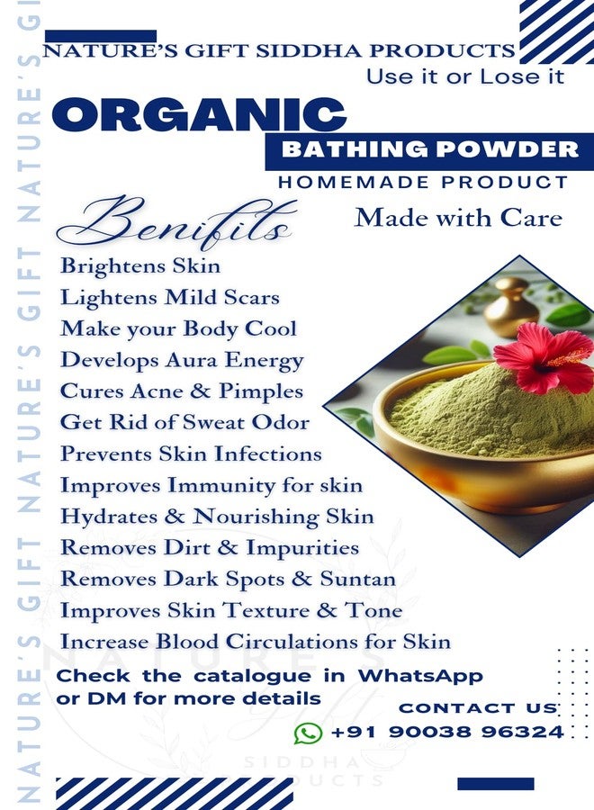 Organic Bathing Powder | 250gm - Image 5