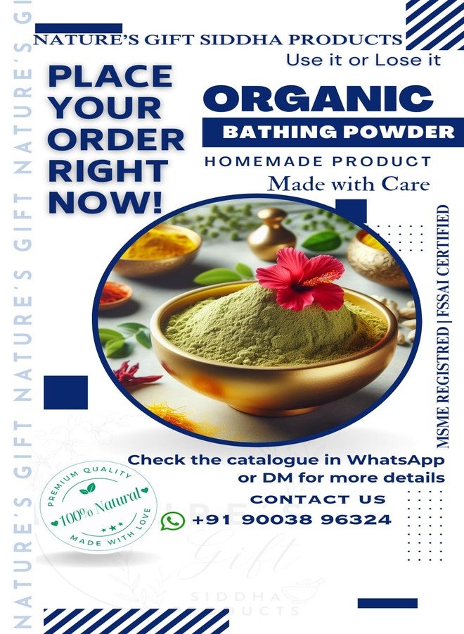 Organic Bathing Powder | 250gm - Image 4