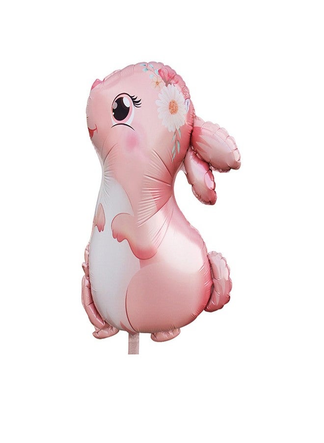 CSTYWC 4PCS Large Bunny Foil Balloon Rabbit Balloons Bunny Party Decorations Animal Mylar Balloons for Birthday Spring Woodland Themed Party Baby Shower Party Supplies - Image 4