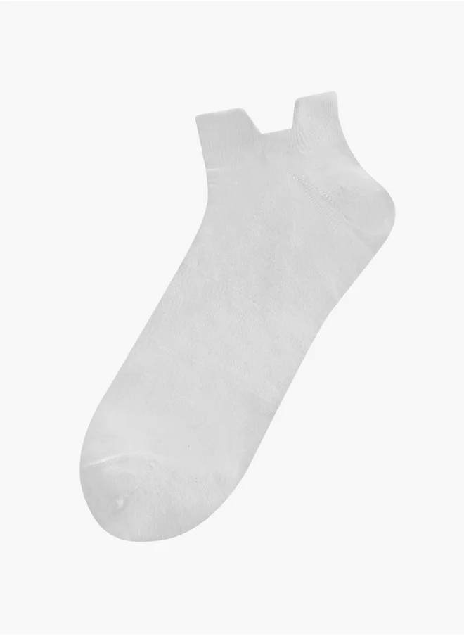 داش Textured Non Terry Ankle Length Socks - Set of 3